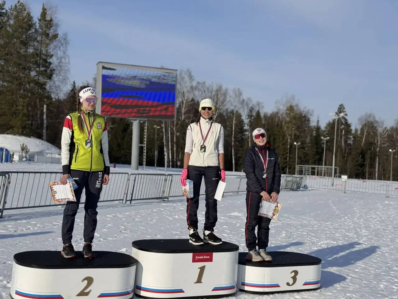 Стефания Надымова и Самир Мастиев - победители 8 этапа КР по двоеборью